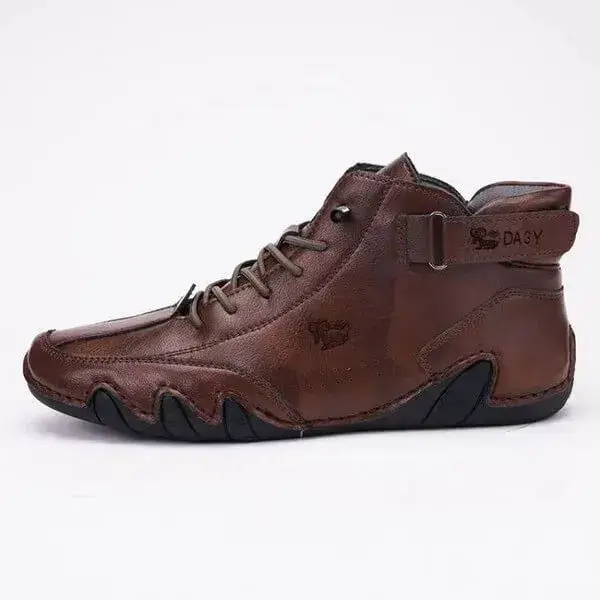 Mens High-Top Sneakers | Breathable Solid Color Flat Casual Shoes With Multiple Colors